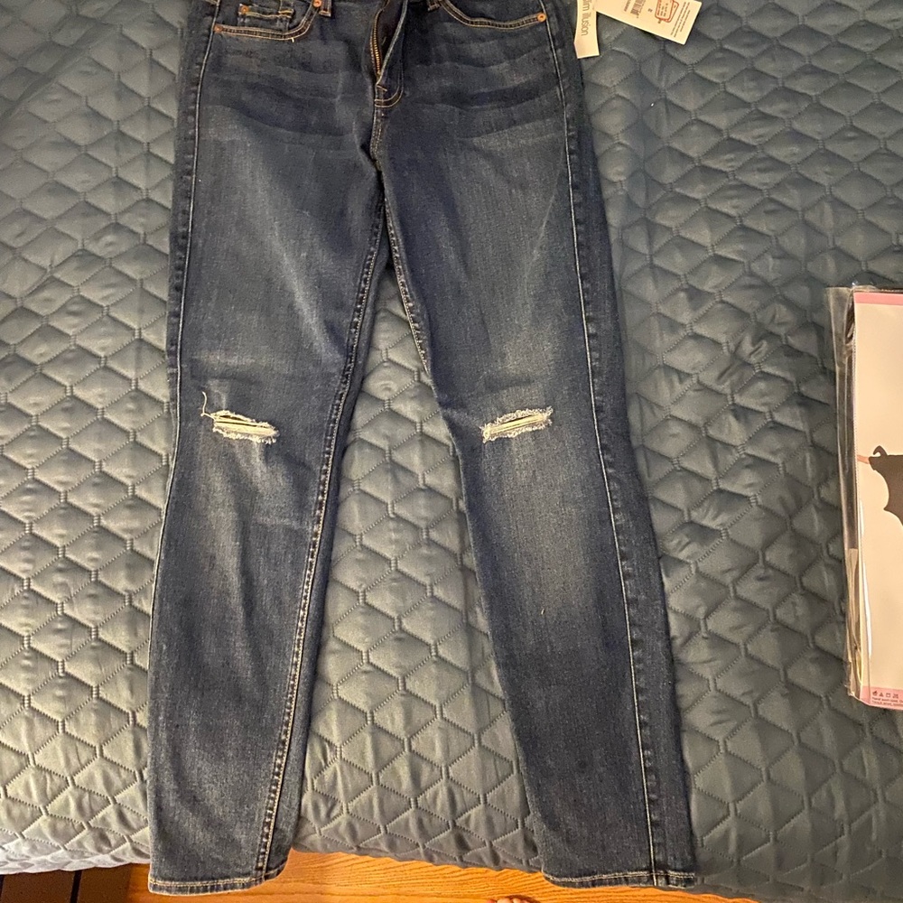 7 for all mankind slim illusion ankle skinny NWT
